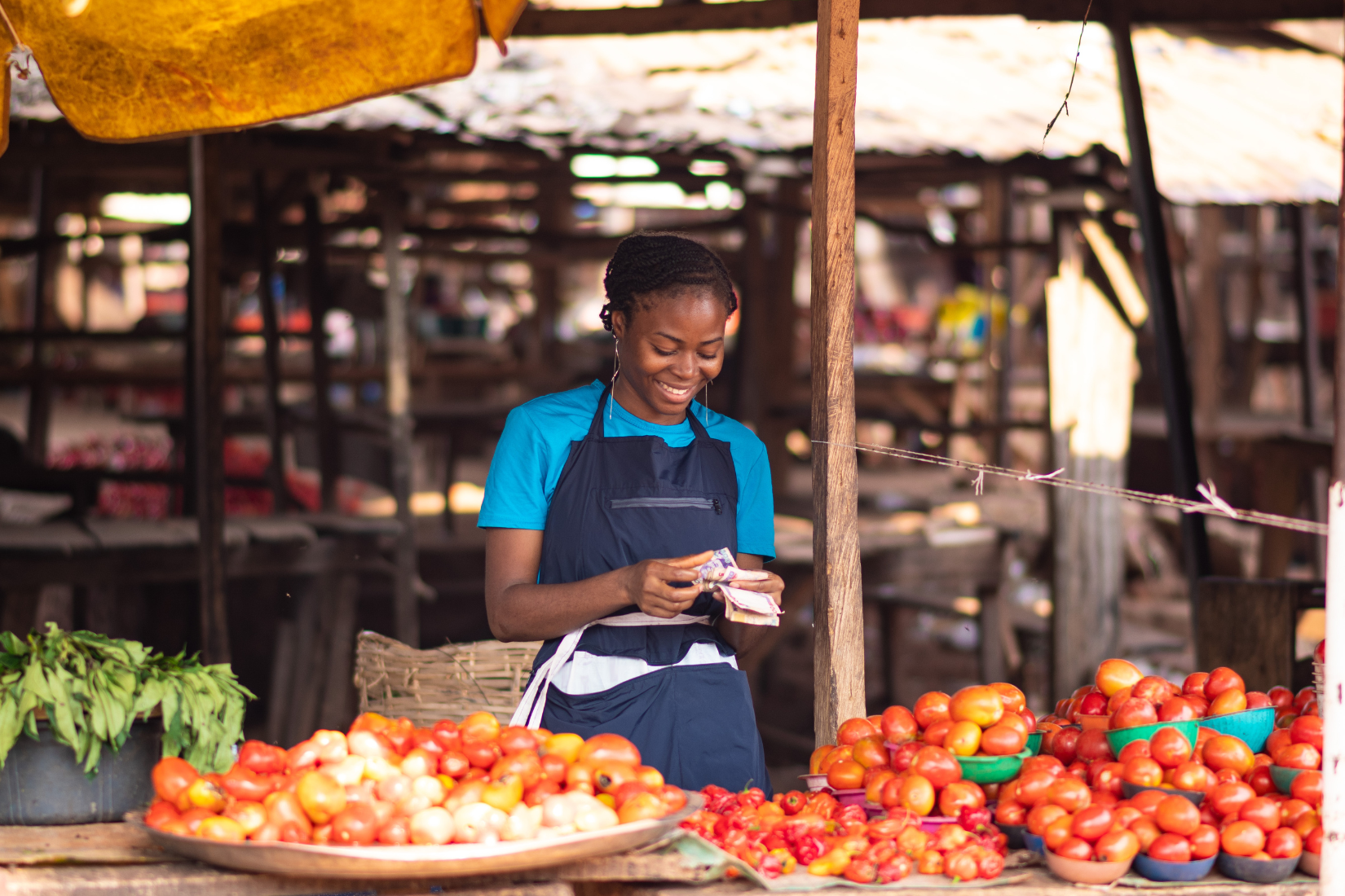 Selling Vegetables in Conakry: A Blend of Tradition and Opportunity